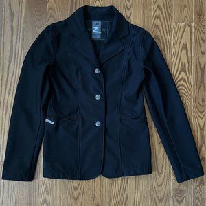 Black softshell Horze show jacket size small